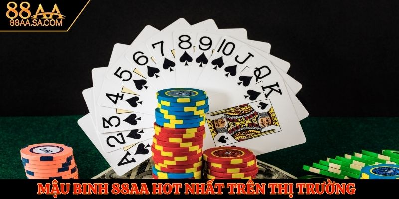 Mậu Binh 88AA mang đến giao diện 3D sắc nét