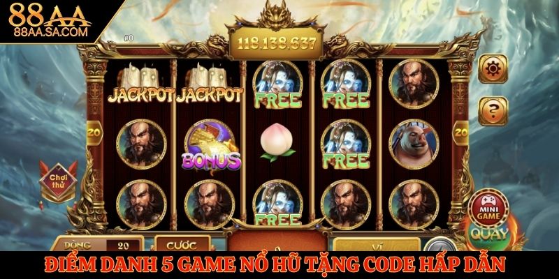 Top 5 game nổ hũ được yêu thích nhất